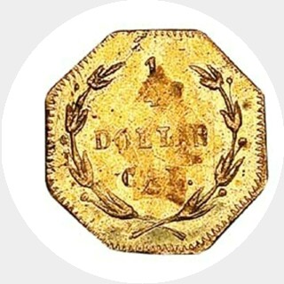 1874  Quarter Dollar reverse