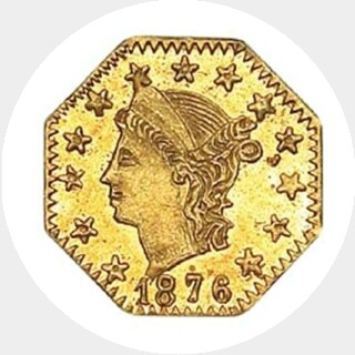 1876  Quarter Dollar obverse