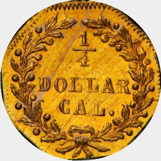 1872  Quarter Dollar reverse