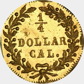 1873/2  Quarter Dollar reverse