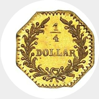 1876  Quarter Dollar reverse