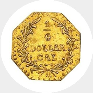 1880  Quarter Dollar reverse
