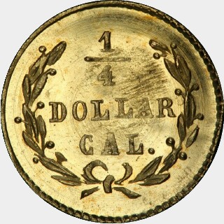 1872  Quarter Dollar reverse