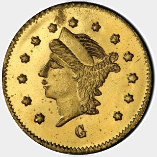1869  Quarter Dollar obverse