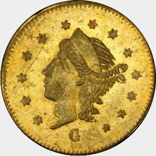 1869  Quarter Dollar obverse