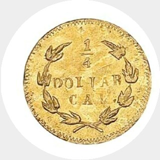 1875  Quarter Dollar reverse