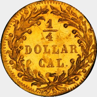 1872/1  Quarter Dollar reverse