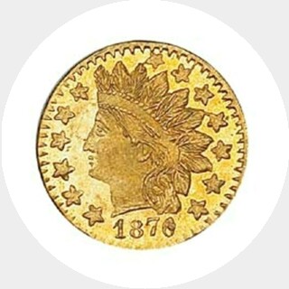 1878/6  Quarter Dollar obverse
