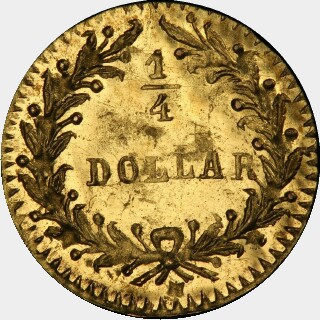 1881  Quarter Dollar reverse