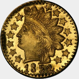 1852  Quarter Dollar obverse