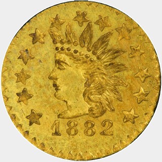 1882  Quarter Dollar obverse