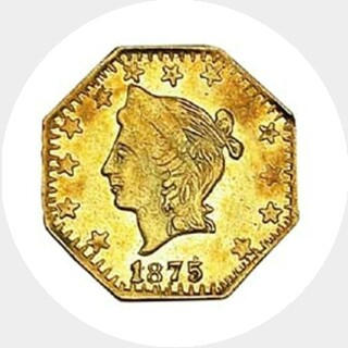 1875/4  Half Dollar obverse