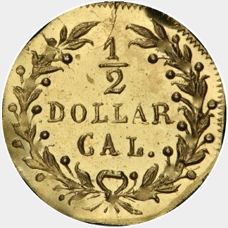 1872  Half Dollar reverse