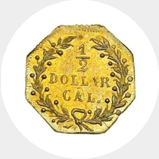 1873/2  Half Dollar reverse