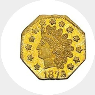 1873/2  Half Dollar obverse