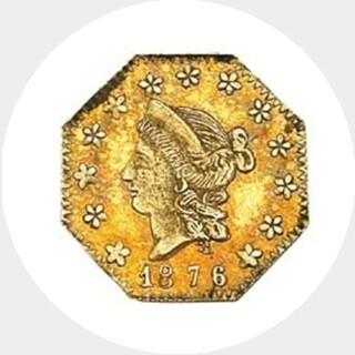 1876  Half Dollar obverse