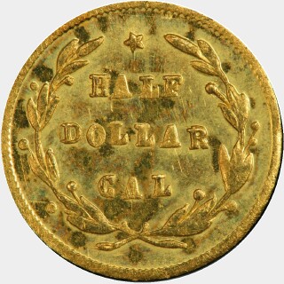 1871  Half Dollar reverse