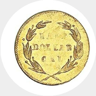 1874  Half Dollar reverse