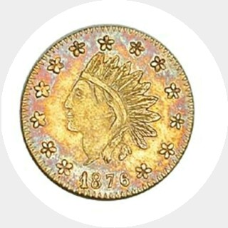 1876  Half Dollar obverse