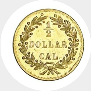 1873/2  Half Dollar reverse