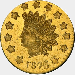 1876/5  Half Dollar obverse
