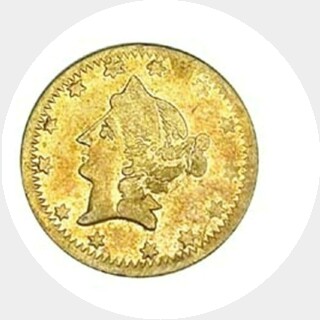 1864  Half Dollar obverse
