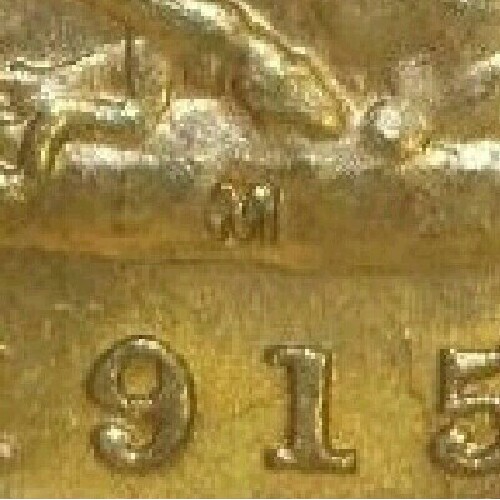 Reverse: Melbourne Mint 'M' mintmark on the centre of the ground, below the horse's hooves and above the date.