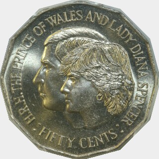 1981  Fifty Cent reverse