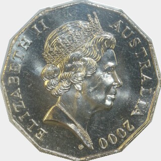 2000  Fifty Cent obverse