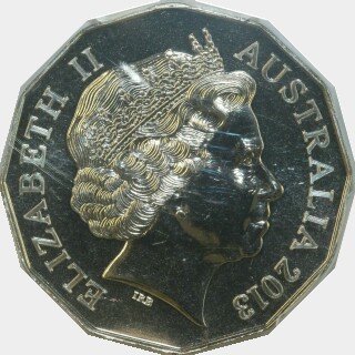 2013  Fifty Cent obverse