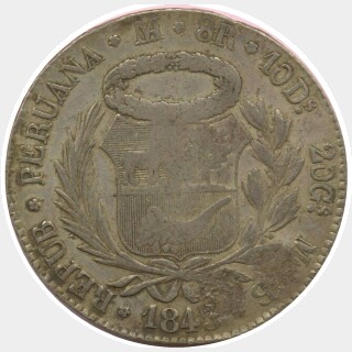No Date Standing Liberty One Dollar reverse