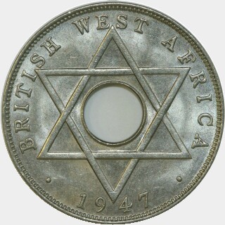 1947-KN  Half Penny reverse