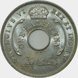 1947-KN  Half Penny obverse