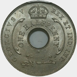 1912-H  Half Penny obverse