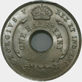 1916-H  Half Penny obverse
