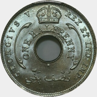1911-H  Half Penny obverse