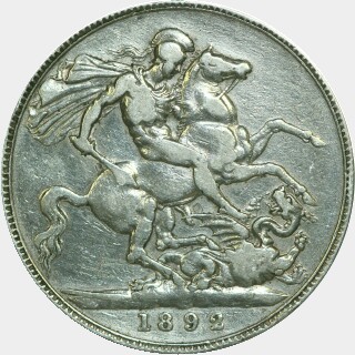 1892  Crown reverse