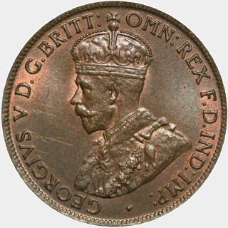 1914  Half Penny obverse