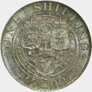 1900  One Shilling reverse