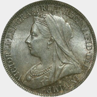1900  One Shilling obverse