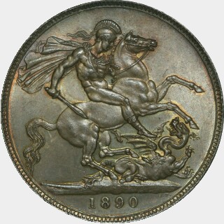 1890  Crown reverse