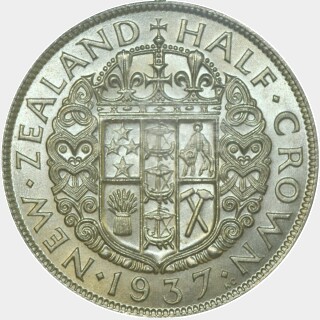 1937  Half Crown reverse