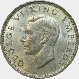 1939  Sixpence obverse