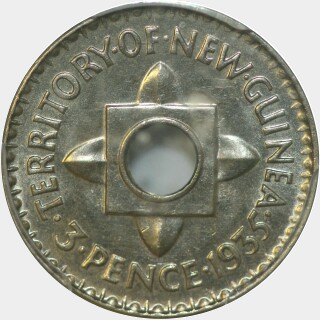1935  Threepence reverse