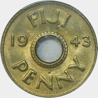 1943-S Brass One Penny reverse