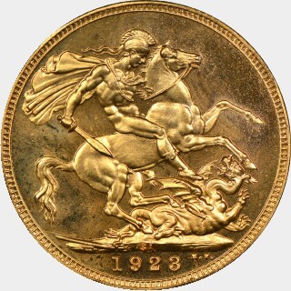 1923-SA Proof Full Sovereign reverse