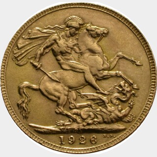 1926-SA  Full Sovereign reverse