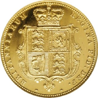 1887 Proof Half Sovereign reverse
