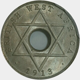 1913-H  Half Penny reverse