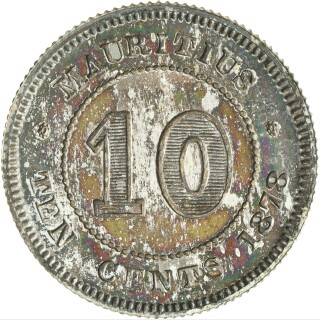 1878 Proof Ten Cent reverse